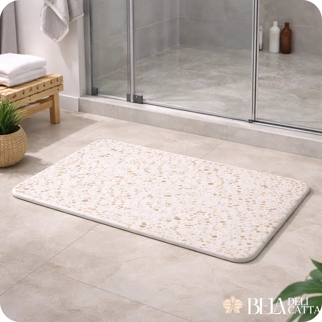 Tapete que Seca Instantaneamente e Mantém seu Banheiro Sempre Limpo