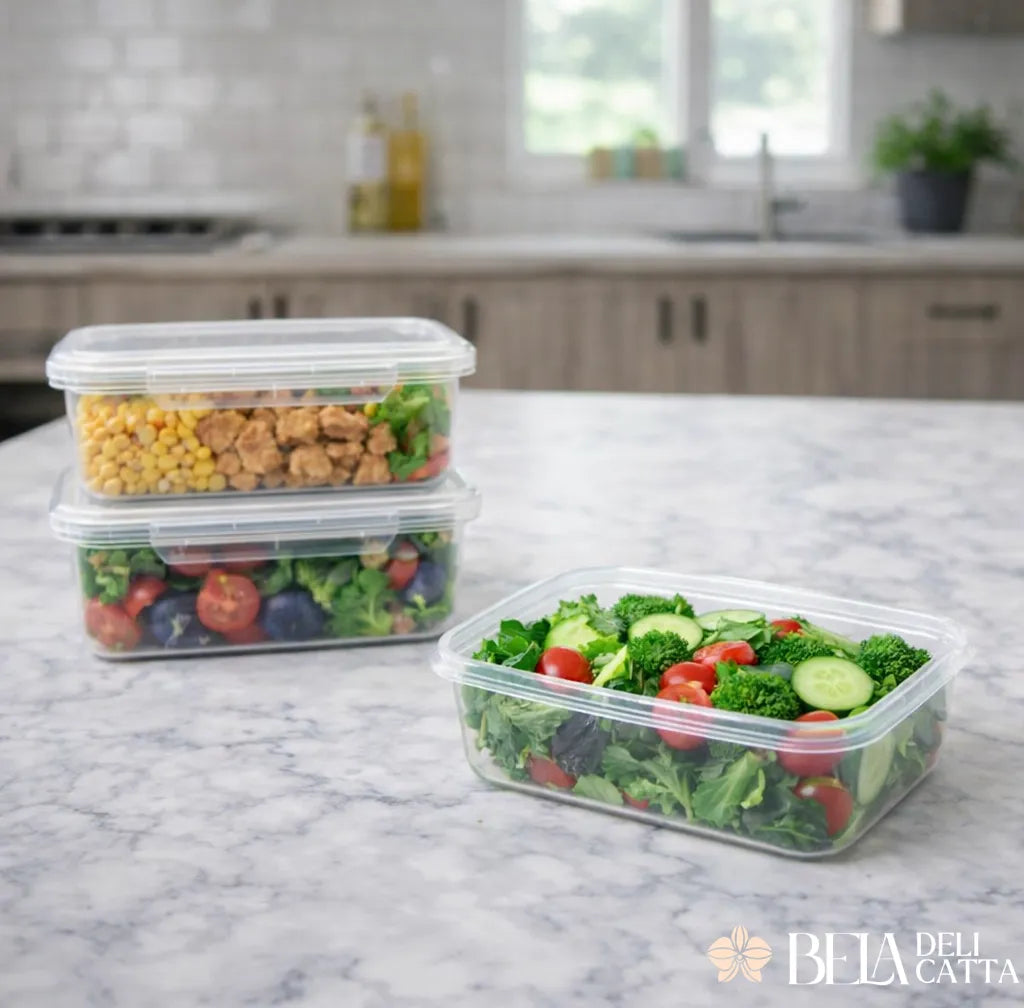 Kit Marmitas 800ml com Trava Hermética – Organize sua Alimentação Sem Esforço