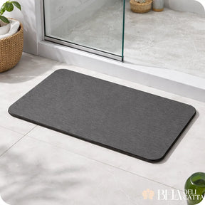 Tapete de Pedra - Seca Instantaneamente e Mantém seu Banheiro Sempre Limpo