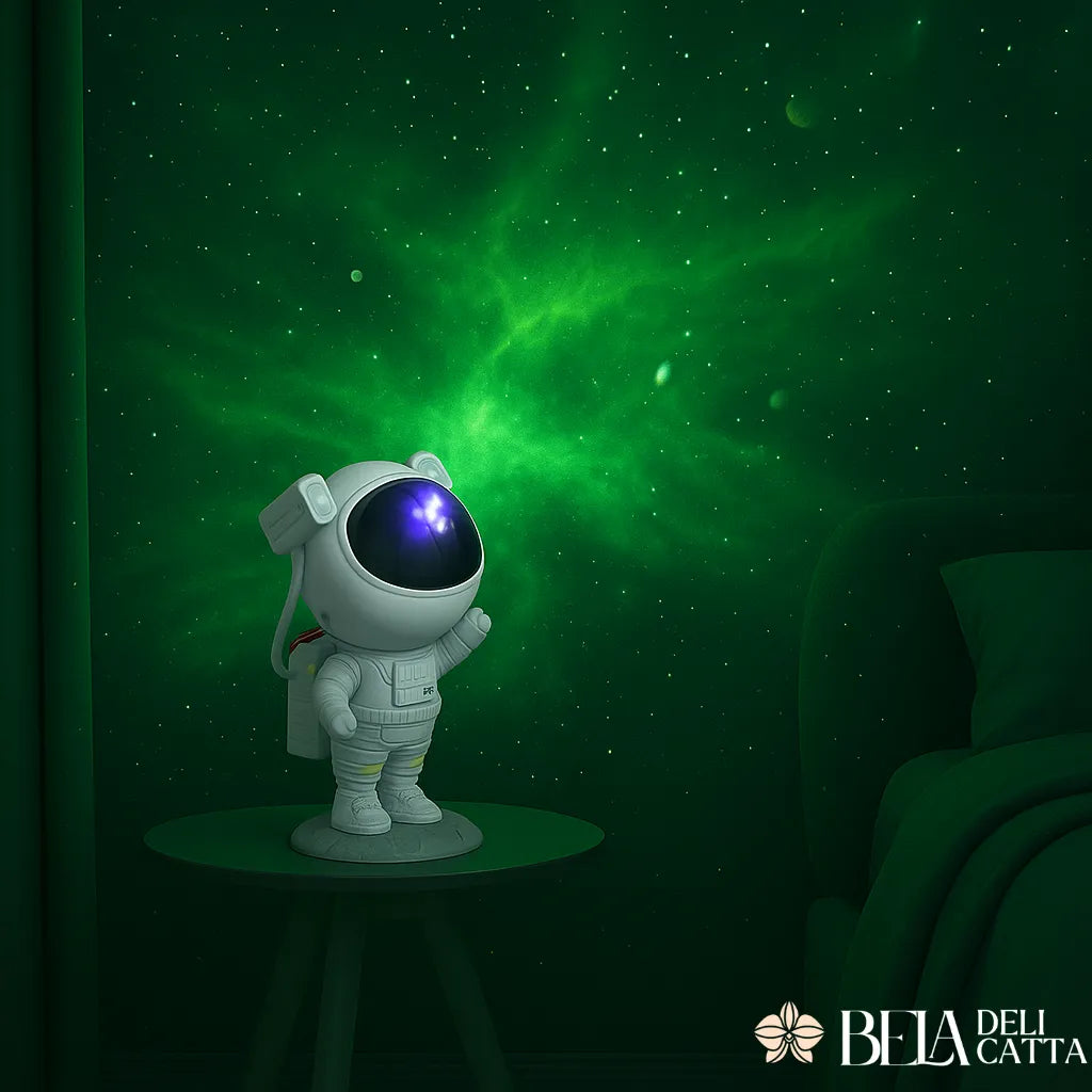 Projetor Astronauta com Som e Luz - Estrelito