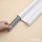 Kit 2 Veda Porta Proteção Protetor de Porta Rolinho Impermeável Duplo 80cm Comprimento Ajustavel