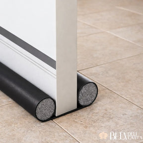 Kit 2 Veda Porta Proteção Protetor de Porta Rolinho Impermeável Duplo 80cm Comprimento Ajustavel