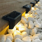Kit 4 Luminárias Solares LED com Acendimento AutomáticoPowerMax