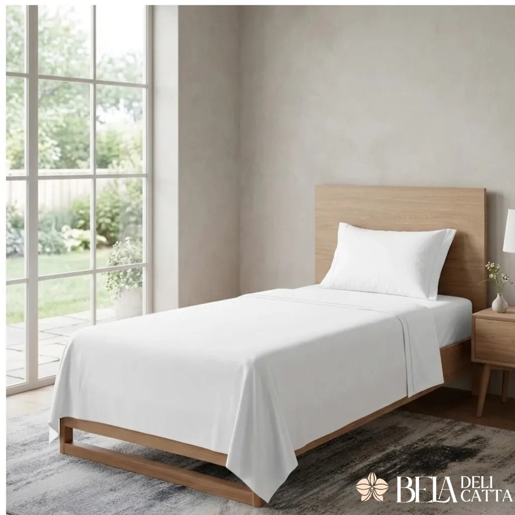 Royal Soft 400 Fios – Jogo de Lençol Queen 3 Peças Micropercal Ponto Palito