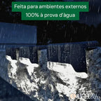 Kit 4 Luminárias Solares LED com Acendimento AutomáticoPowerMax