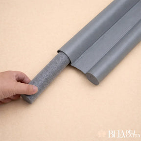 Kit 2 Veda Porta Proteção Protetor de Porta Rolinho Impermeável Duplo 80cm Comprimento Ajustavel