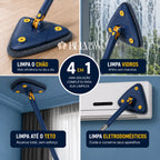 Mop GiroMax 360° Auto Torção | Limpeza Completa Sem Esforço - + Brinde