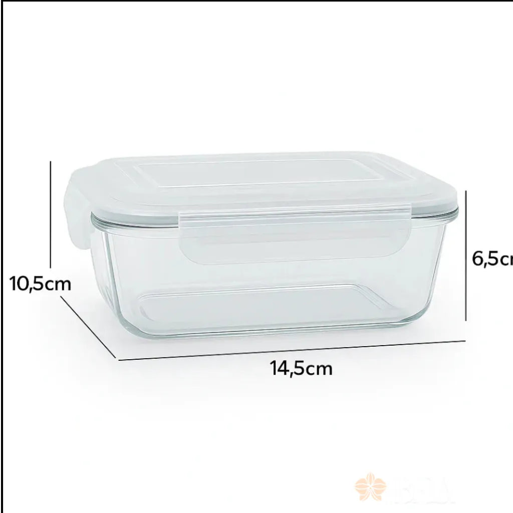 GlassFit – Potes de Vidro com Vedação Premium 370ml - Preço Promocional