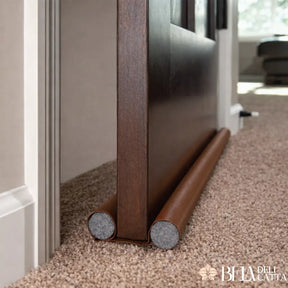 Kit 2 Veda Porta Proteção Protetor de Porta Rolinho Impermeável Duplo 80cm Comprimento Ajustavel