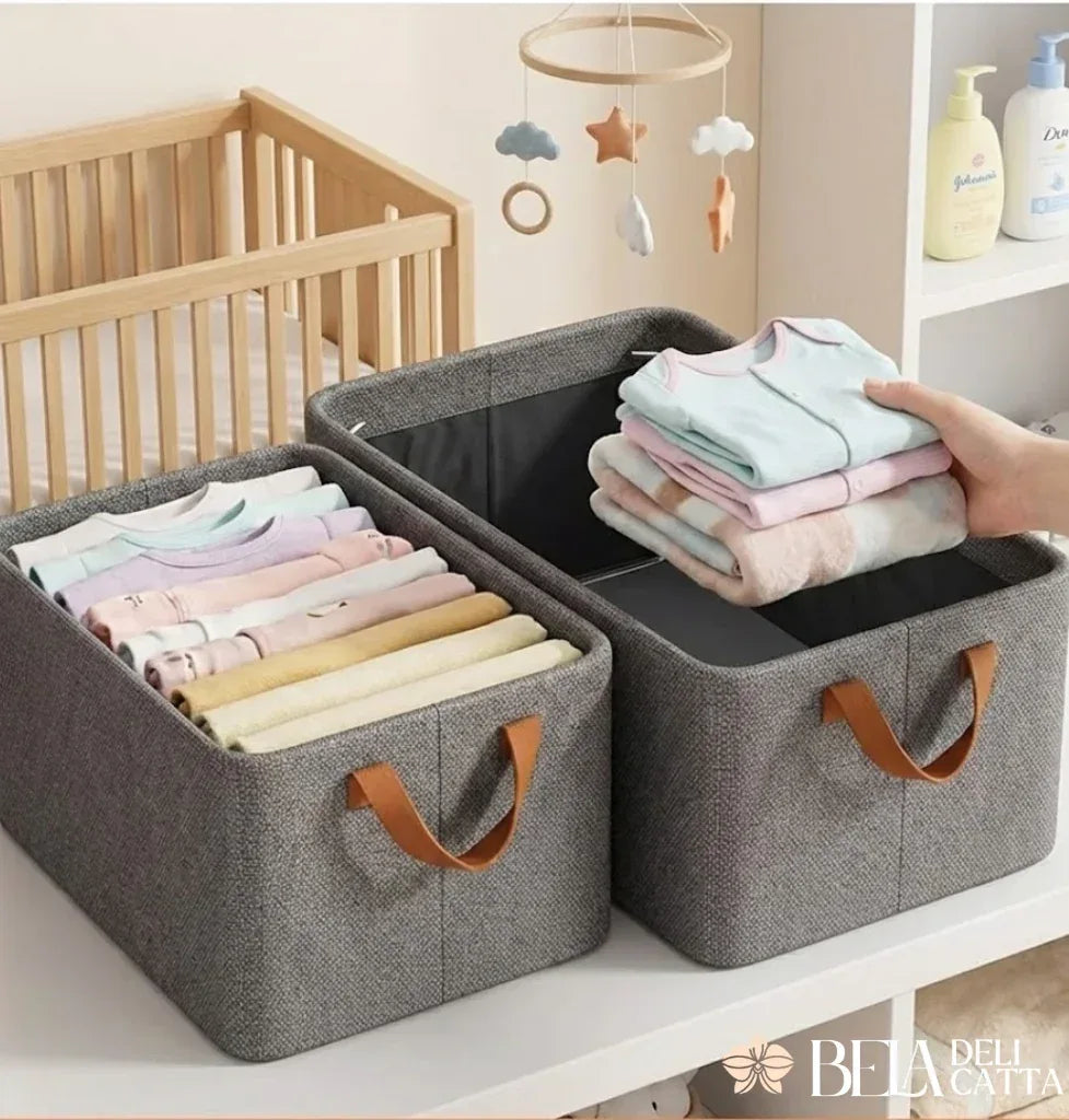 Caixa Organizadora Dobrável SoftBox para Guarda-Roupas e Armários - Preço Promocional!!!