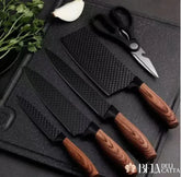 Conjunto de Facas Inox 6 Peças Antiaderente para Cozinha e Churrasco - Bela Delicatta