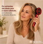 Escova Massageadora Anti Queda com Estímulo Capilar