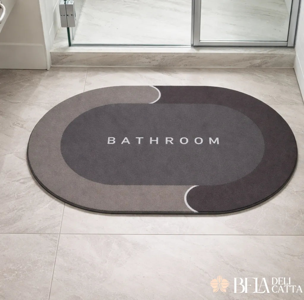Tapete de Banheiro Antiderrapante e Absorvente