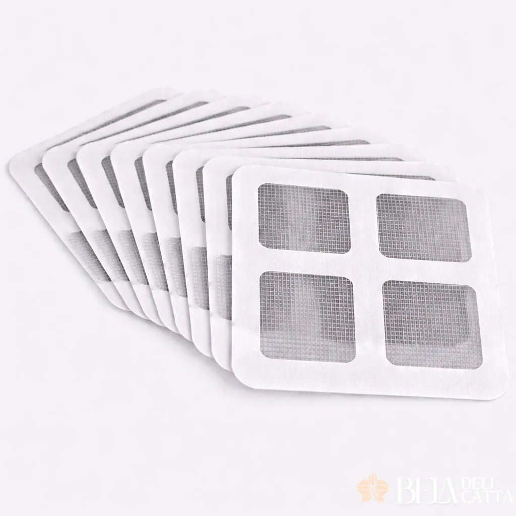 Kit de Protetor de Ralo Adesivo com Tela Descartável Anti Entupimento e Anti Insetos
