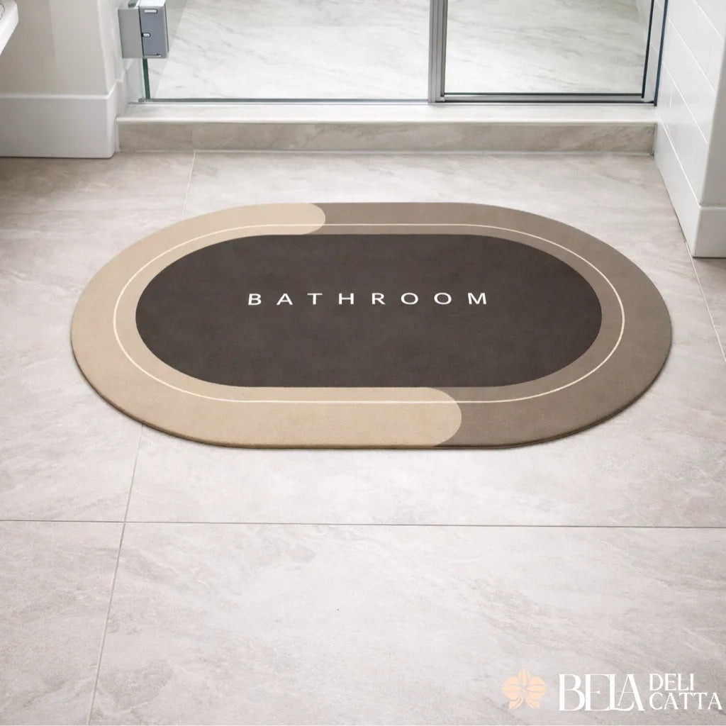 Tapete de Banheiro Antiderrapante e Absorvente