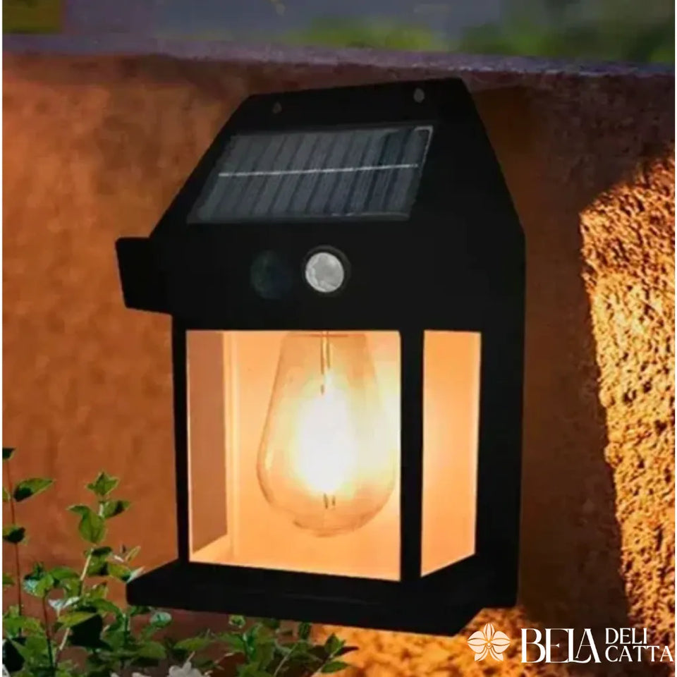 Kit com 2 Luminárias Solares LED | Sensor e 3 Modos -  IP65