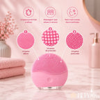 Esponja Facial Elétrica de Silicone para Pele Limpa e Radiante - Preço Promocional!