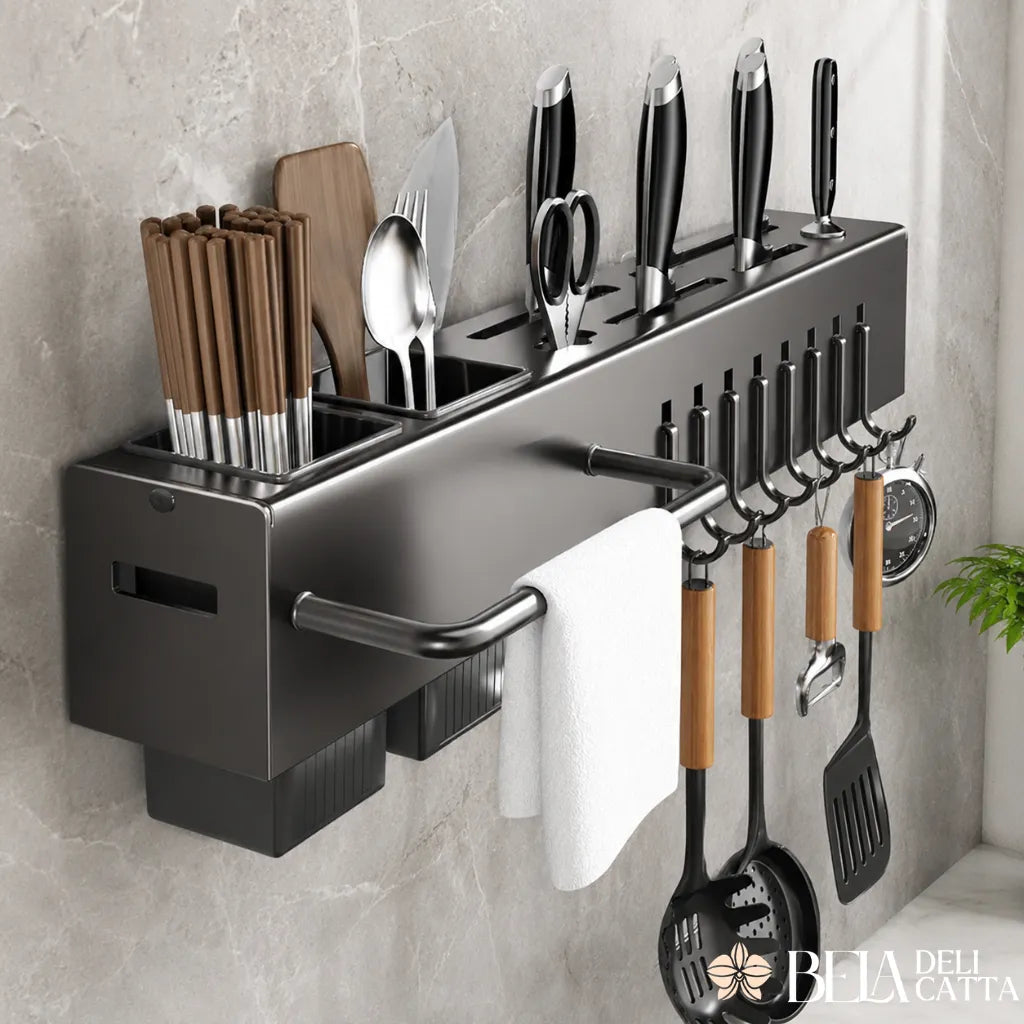 Organizador de Cozinha Multifuncional - Mais Espaço e Menos Bagunça