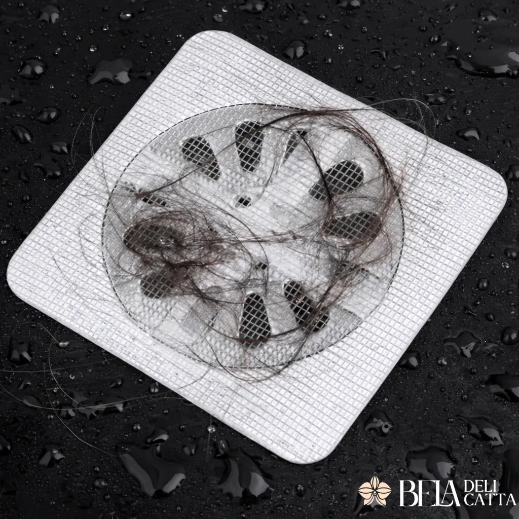 Kit de Protetor de Ralo Adesivo com Tela Descartável Anti Entupimento e Anti Insetos