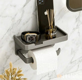 Porta Papel Higiênico de Metal com Suporte para Celular - PREÇO PROMOCIONAL! - Bela Delicatta