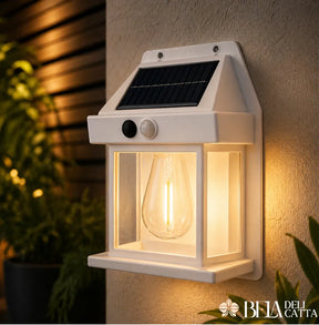 Kit com 2 Luminárias Solares LED | Sensor e 3 Modos -  IP65