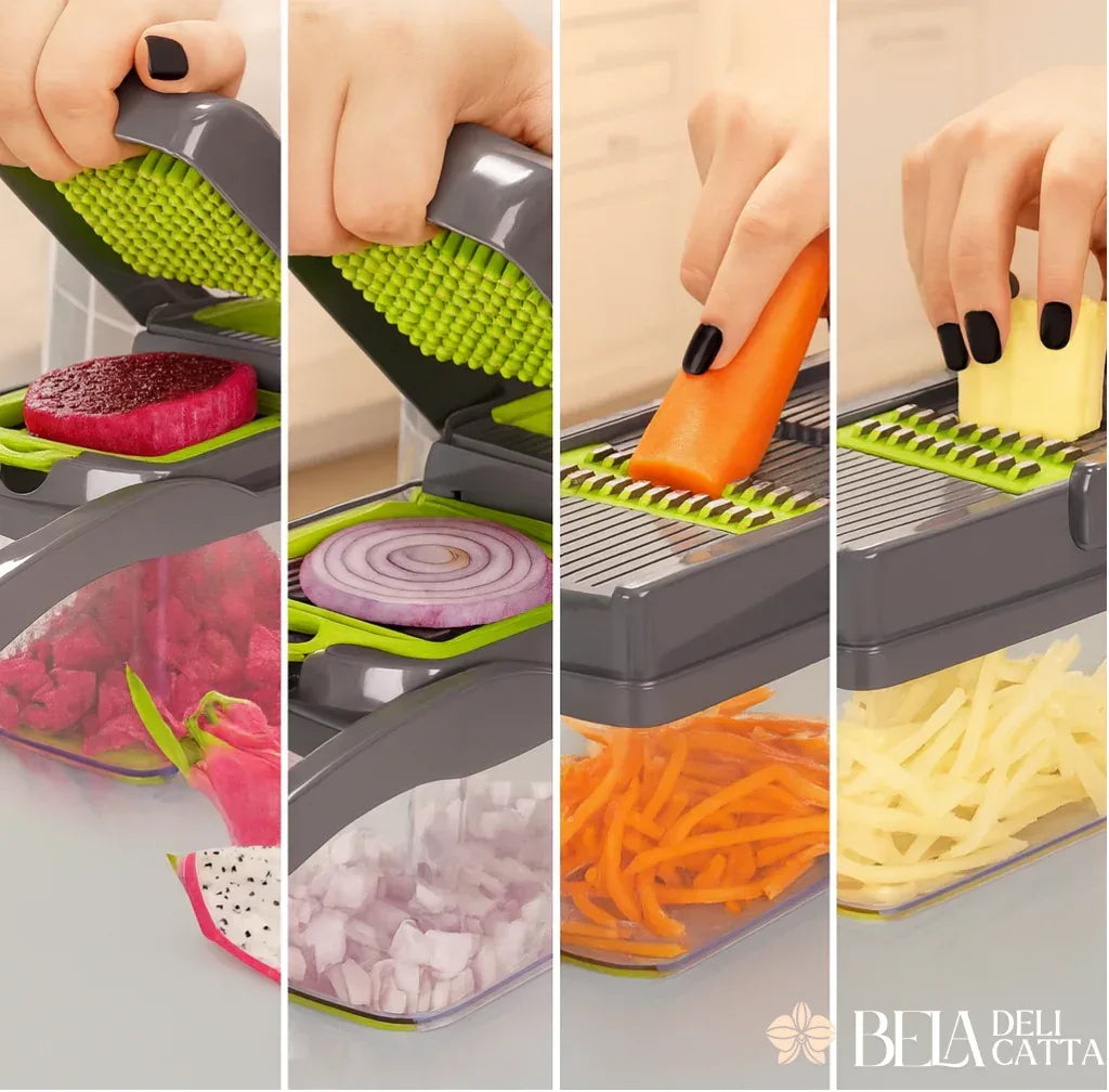 Fatiador Profissional Multiuso - CutMaster Pro Inox 16 em 1 - Aproveite a oferta! - Bela Delicatta