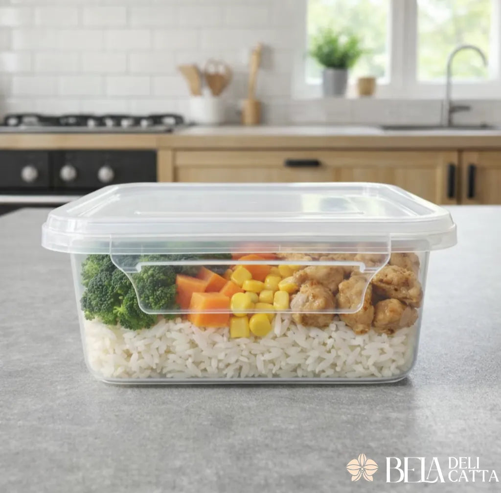 Kit Marmitas 800ml com Trava Hermética – Organize sua Alimentação Sem Esforço