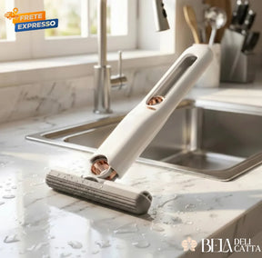 Mop Glass: O Esfregão Inteligente que Limpa e Seca Sem Sujar as Mãos