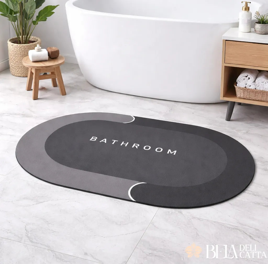 Tapete de Banheiro Antiderrapante e Absorvente