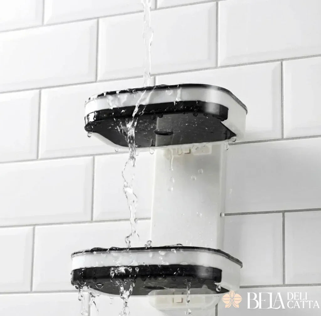 Saboneteira Dupla de Parede com Drenagem Rápida - Bela Delicatta