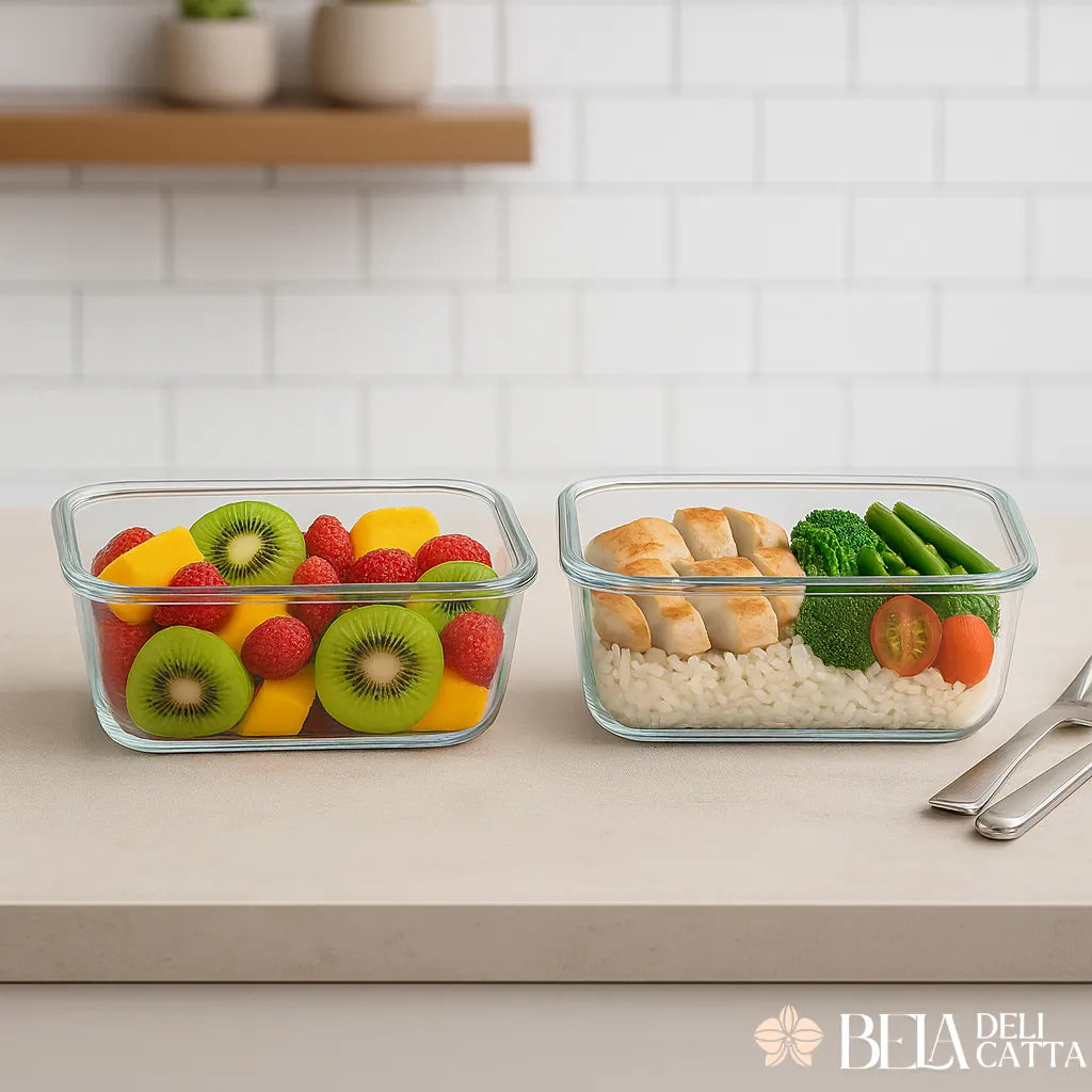 GlassFit – Potes de Vidro com Vedação Premium 370ml - Preço Promocional