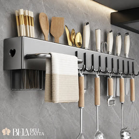 Organizador de Cozinha Multifuncional - Mais Espaço e Menos Bagunça