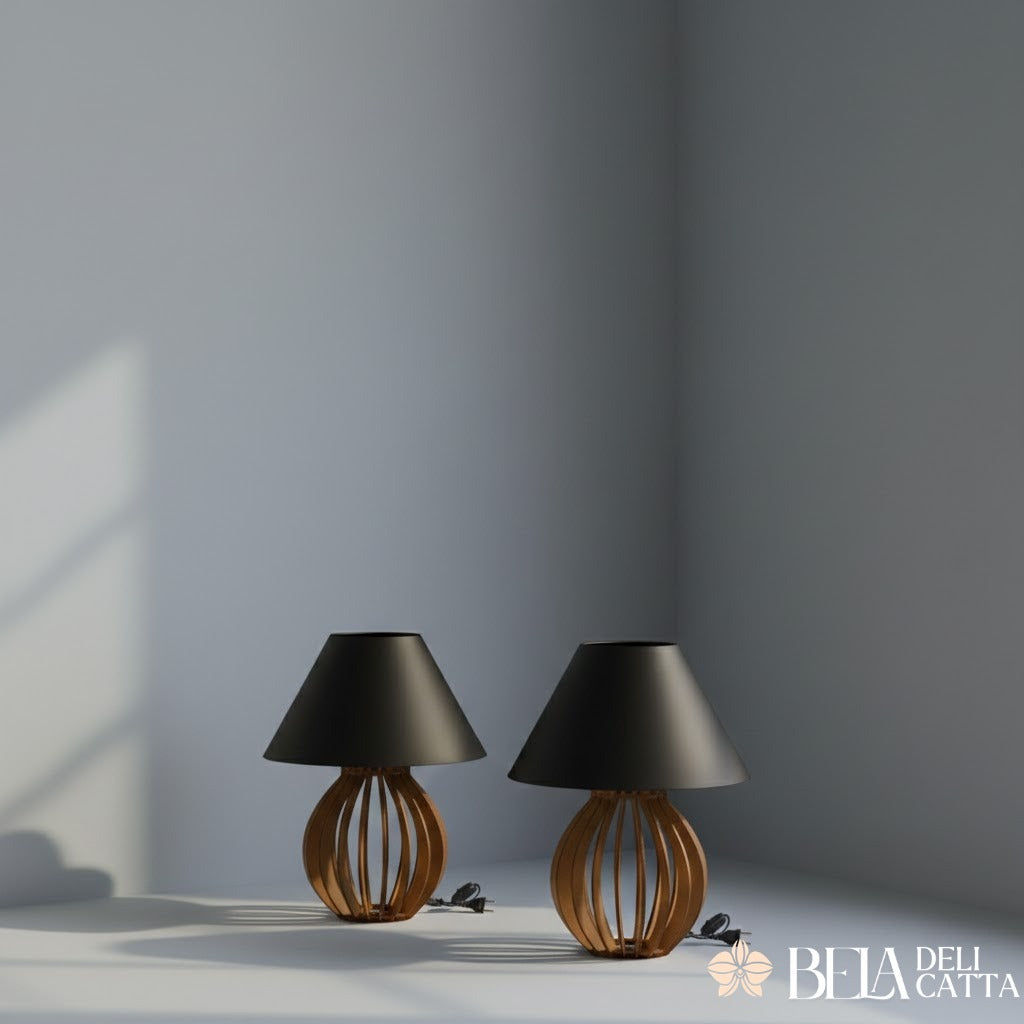 Abajur Clássico com Cúpula – Kit 2 Unidades - Preço Promocional!!!