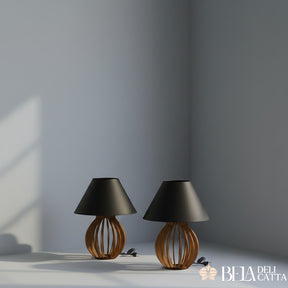 Abajur Clássico com Cúpula – Kit 2 Unidades - Preço Promocional!!!