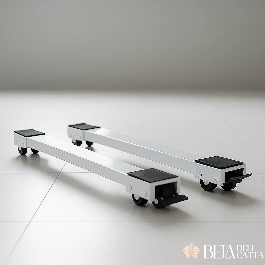 Suporte Ajustável com Freio para Máquina de Lavar e Geladeira – PowerBase 300