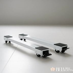 Suporte Ajustável com Freio para Máquina de Lavar e Geladeira – PowerBase 300