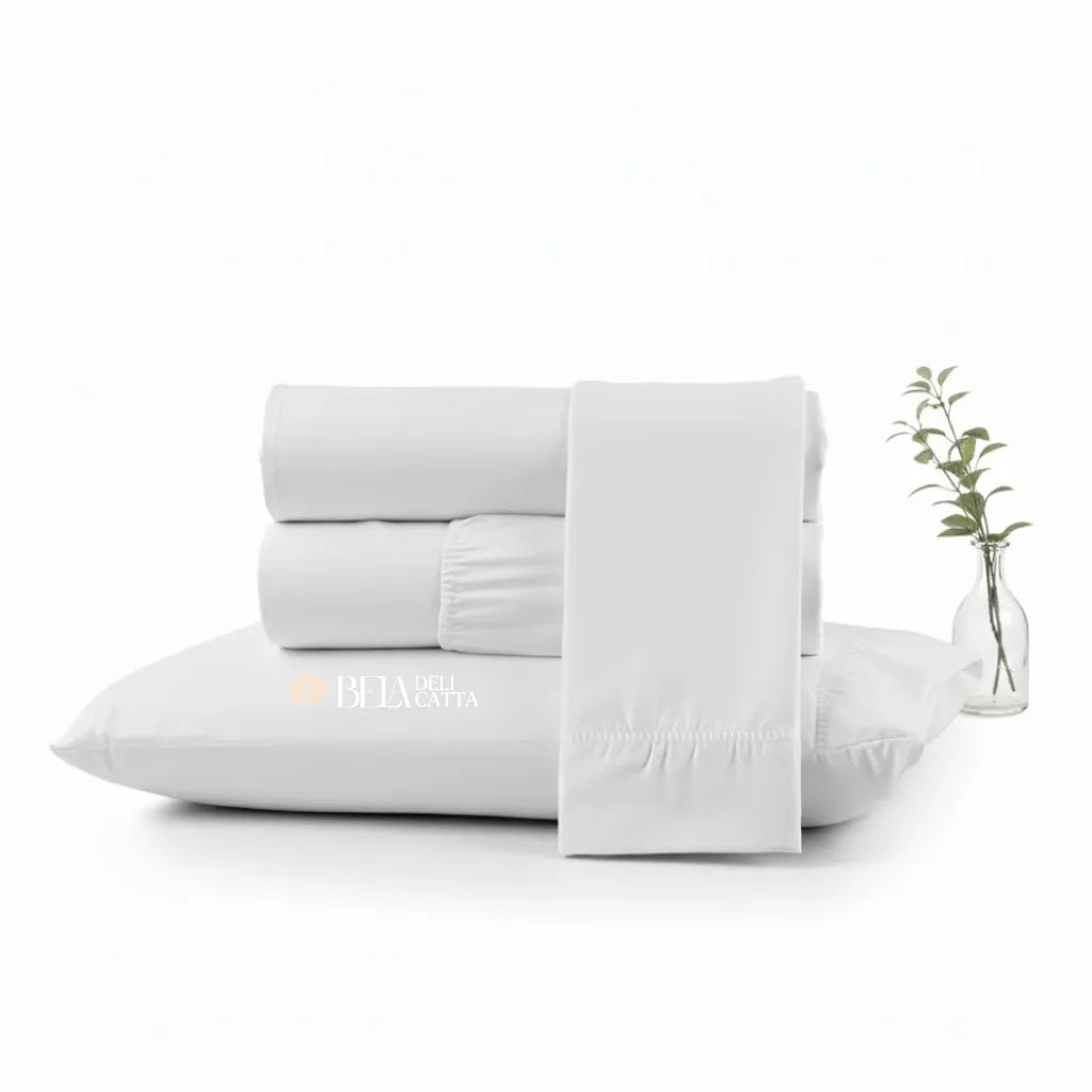 Royal Soft 400 Fios – Jogo de Lençol Queen 3 Peças Micropercal Ponto Palito