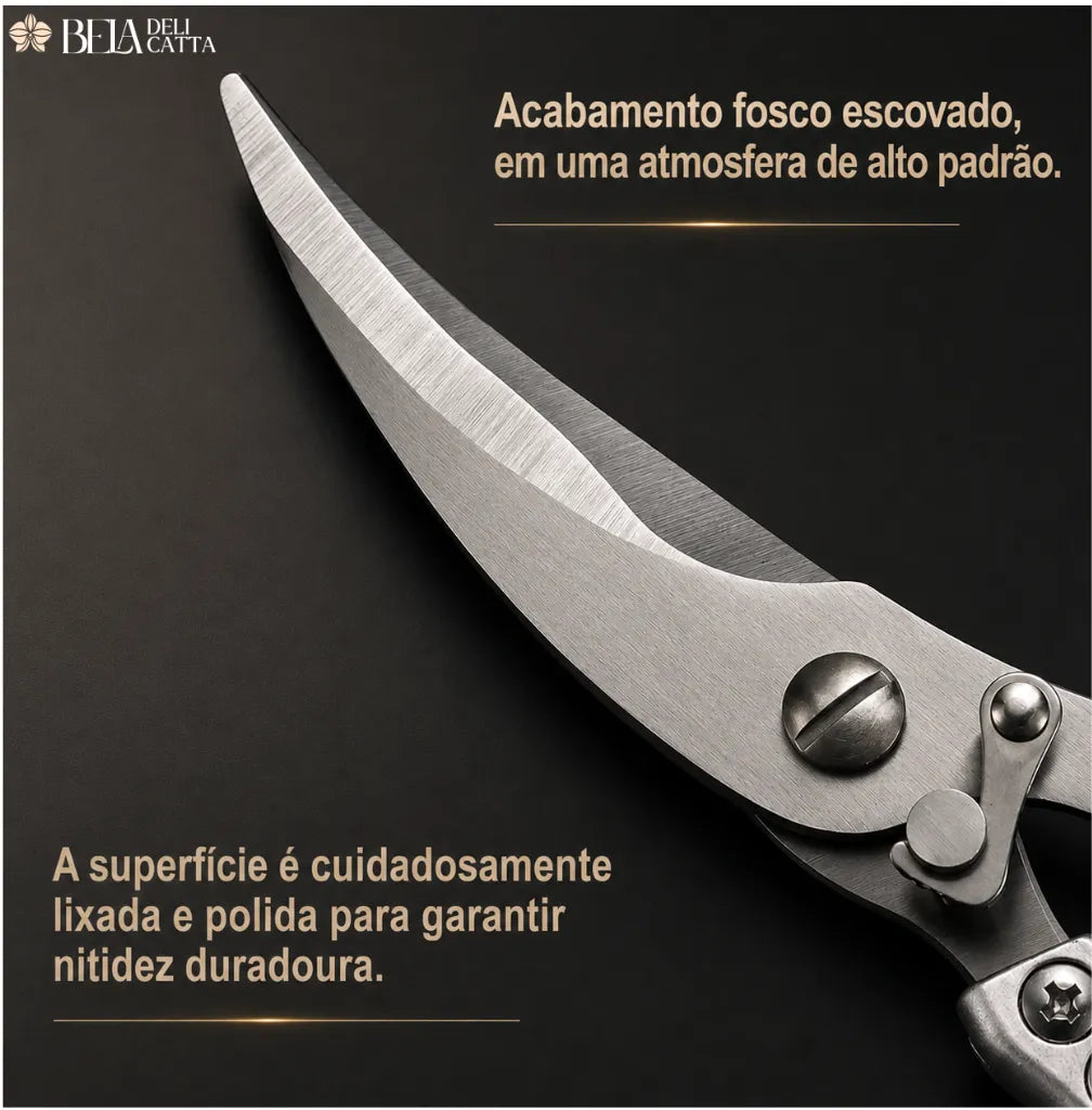 Corte Tudo na Cozinha com Mais Facilidade e Precisão - Tesoura Multiuso