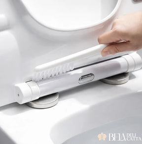 Elimine Bactérias do Seu Banheiro com a Escova Sanitária de Silicone 2 em 1