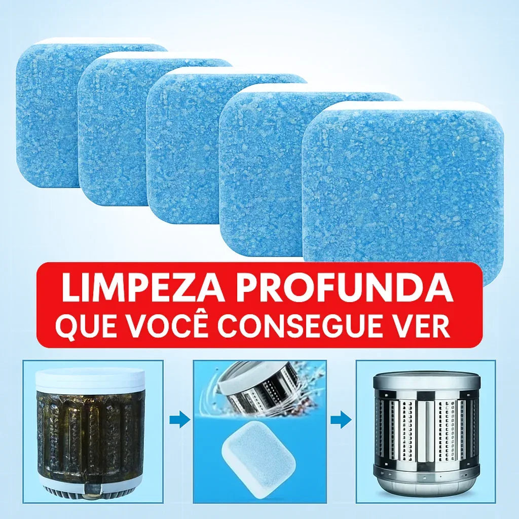 Limpeza Profunda para Máquina de Lavar - Pastilhas TurboClean - Bela Delicatta