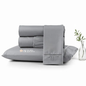 Royal Soft 400 Fios – Jogo de Lençol Queen 3 Peças Micropercal Ponto Palito