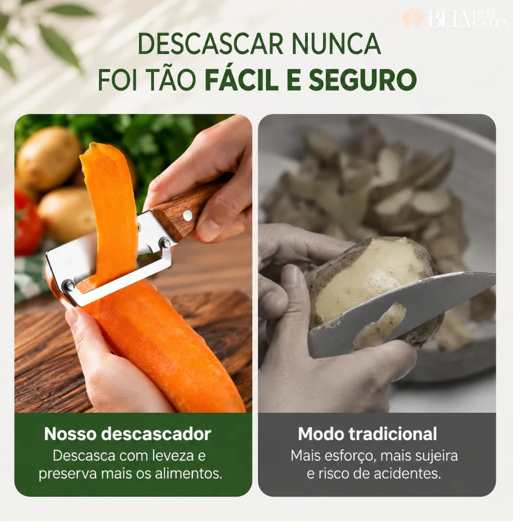 Descascador Multifuncional para Quem Quer Mais Rapidez na Cozinha
