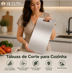 SteelChef | Tábua de Corte Inox Premium para Cozinha Moderna