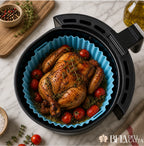 Forma de Silicone para Air Fryer e Forno – Antiaderente e Reutilizável