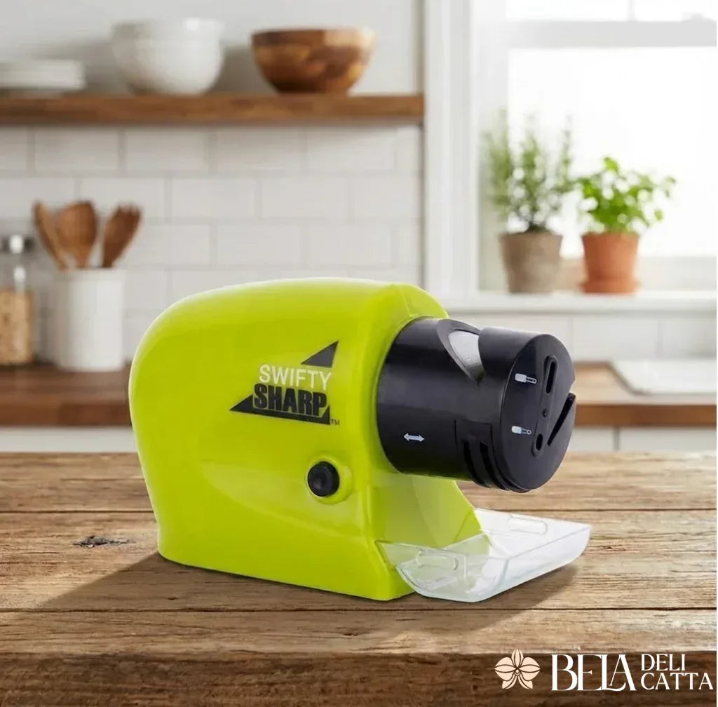 Amolador Elétrico à Pilha para Facas, Tesouras e Alicates - Bela Delicatta