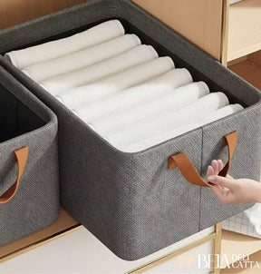 Caixa Organizadora Dobrável SoftBox para Guarda-Roupas e Armários - Preço Promocional!!!