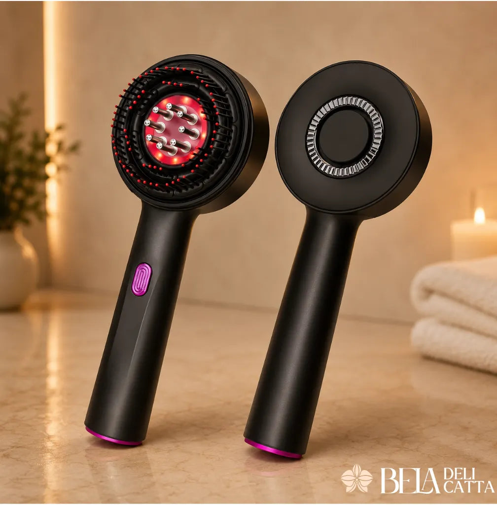 Escova Massageadora Anti Queda com Estímulo Capilar