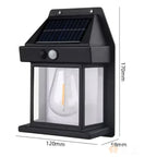 Kit com 2 Luminárias Solares LED | Sensor e 3 Modos -  IP65