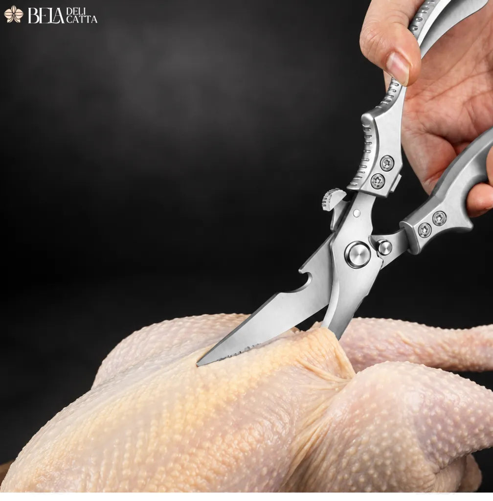 Corte Tudo na Cozinha com Mais Facilidade e Precisão - Tesoura Multiuso