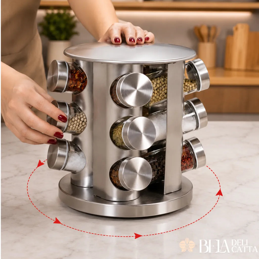 Chega de Bagunça na Cozinha — Tenha Tudo ao Seu Alcance com 1 Giro